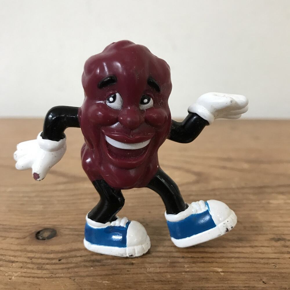 Vintage Dancing California Raisin Claymation Animation Collectible Toy Figurine